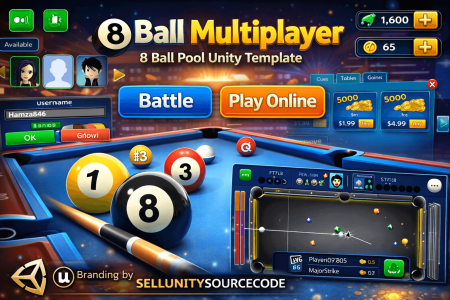 8 Ball Multiplayer – 8 Ball Pool Unity Game Template