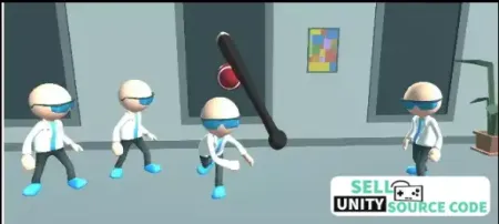 Crazy Office hit SellUnitySourceCode