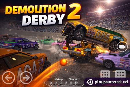 Demolition Derby 2 Unity Source Code