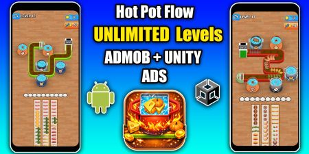 Hot Pot Flow Food 3D Unity Source Code – Premium Food Sorting Puzzle