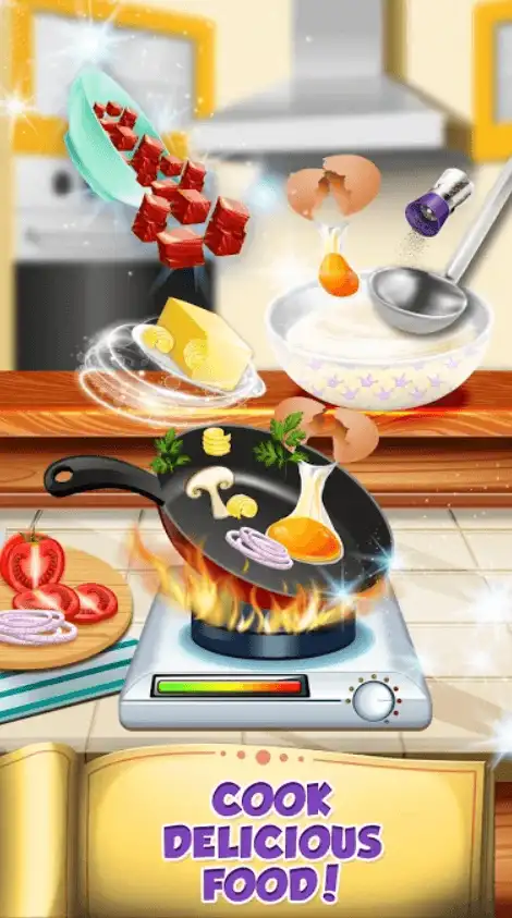Cook Up! Yummy Kitchen Cooking Game SellUnitySourceCode screenshot 3