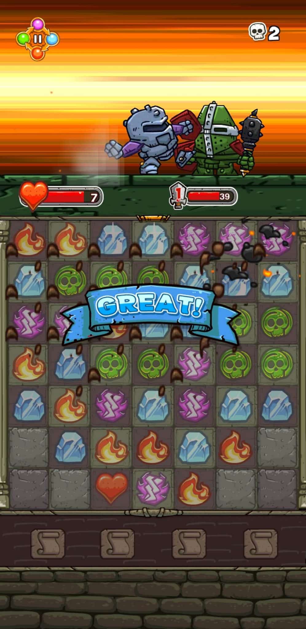 Good knight Story Unity Game screenshot 2