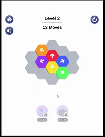 Hexa Away  Hyper-Casual Unity Game screenshot 3