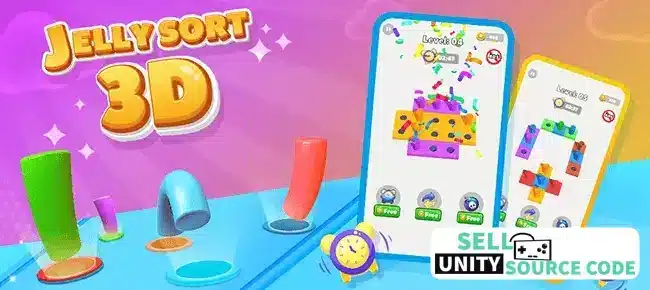Jelly Sort 3D: Puzzle Color SellUnitySourceCode  screenshot 3