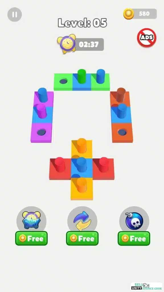 Jelly Sort 3D: Puzzle Color SellUnitySourceCode  screenshot 4