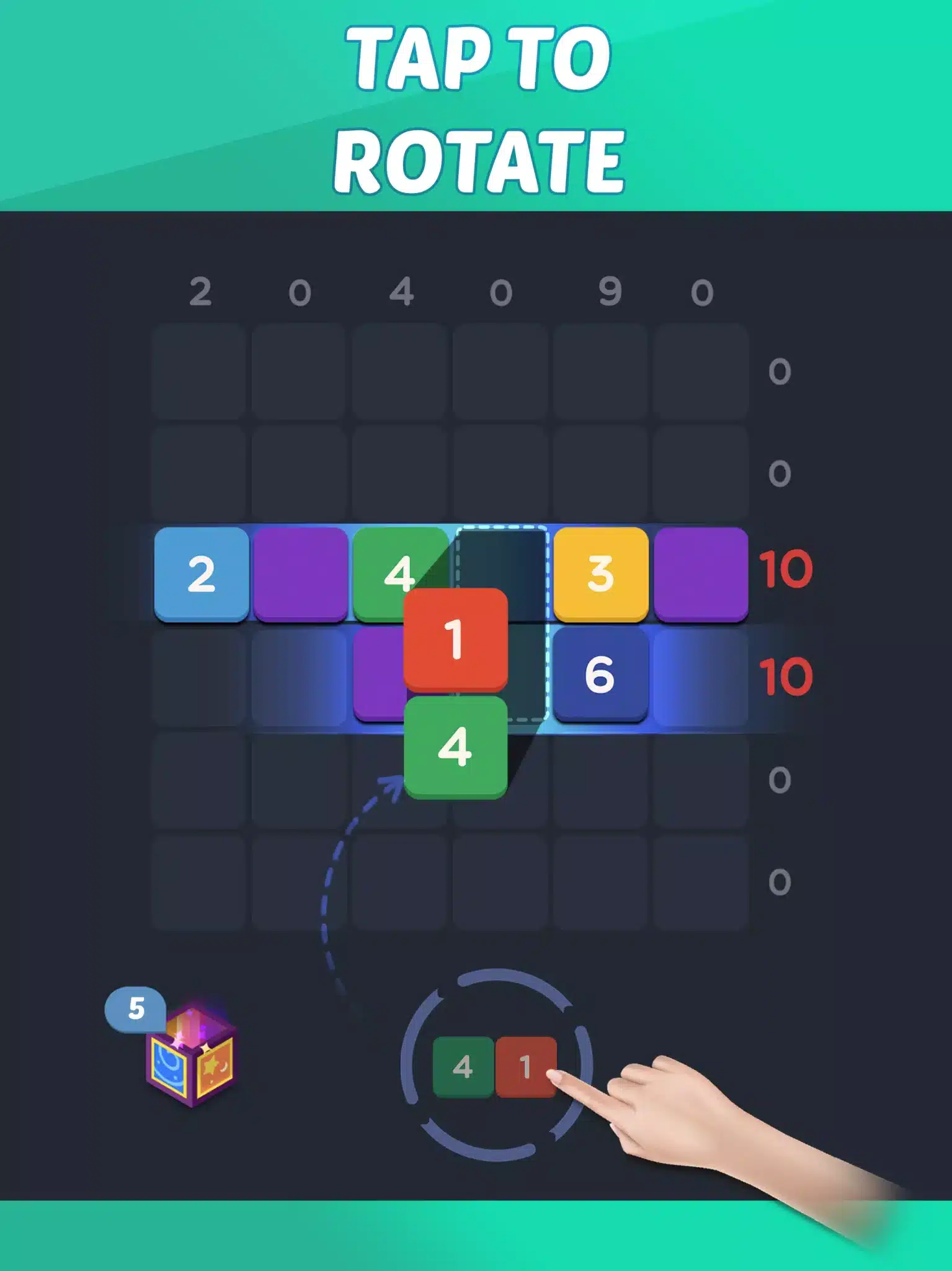 Make Ten - Connect the Numbers Puzzle Unity Source Code screenshot 2