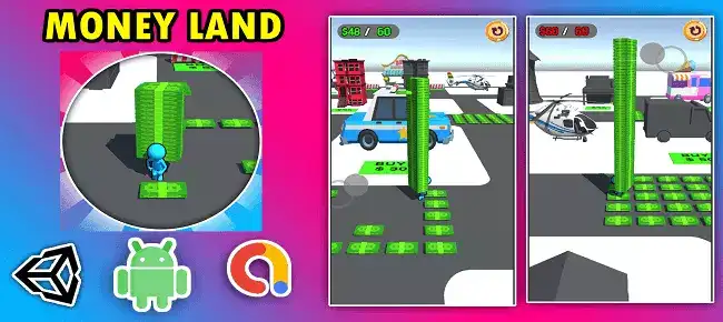 Money Land 3D Game SellUnitySourceCode