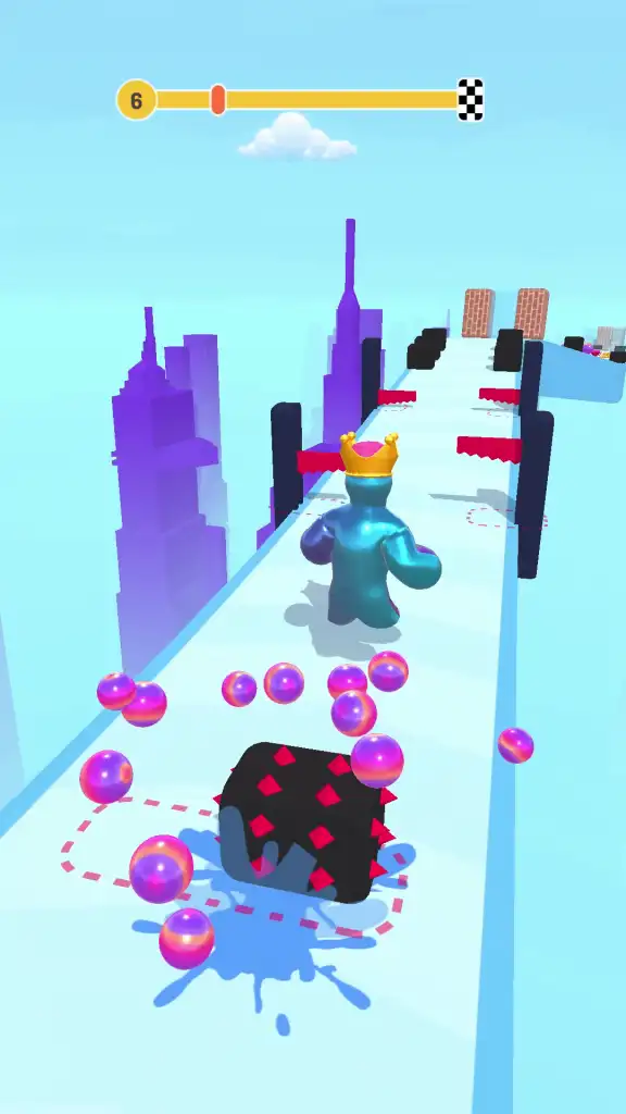 Run Bubble Run: Hyper Casual Arcade SellUnitySourceCode.com screenshot 4