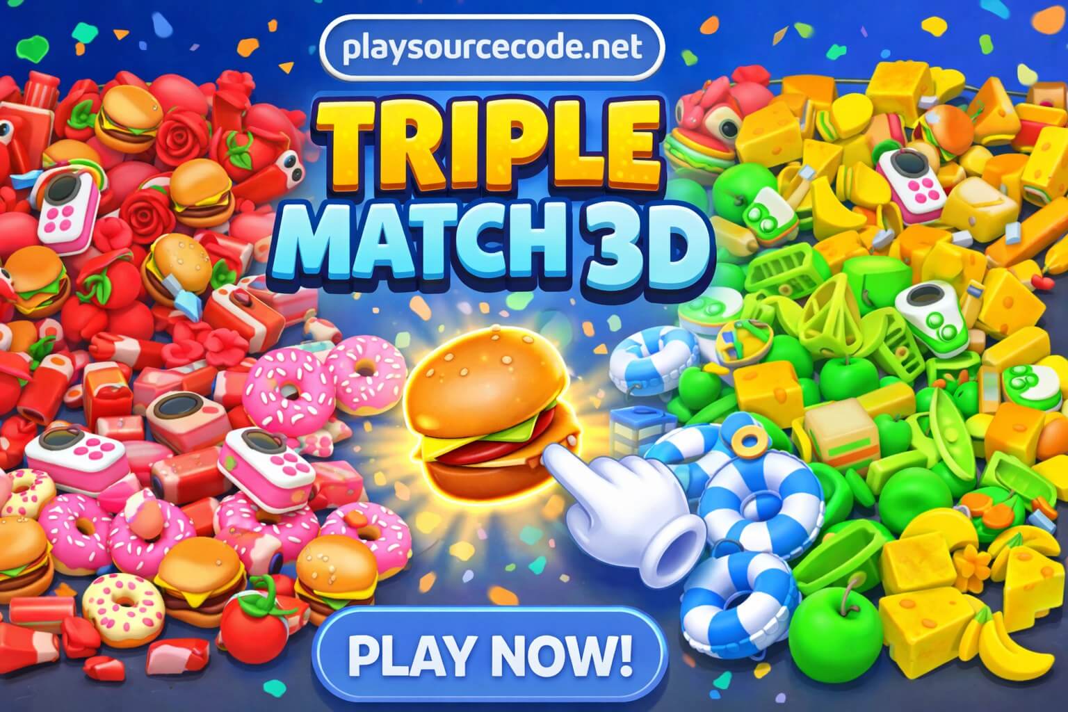 Triple Match 3D Unity Game Template – Full Source Code