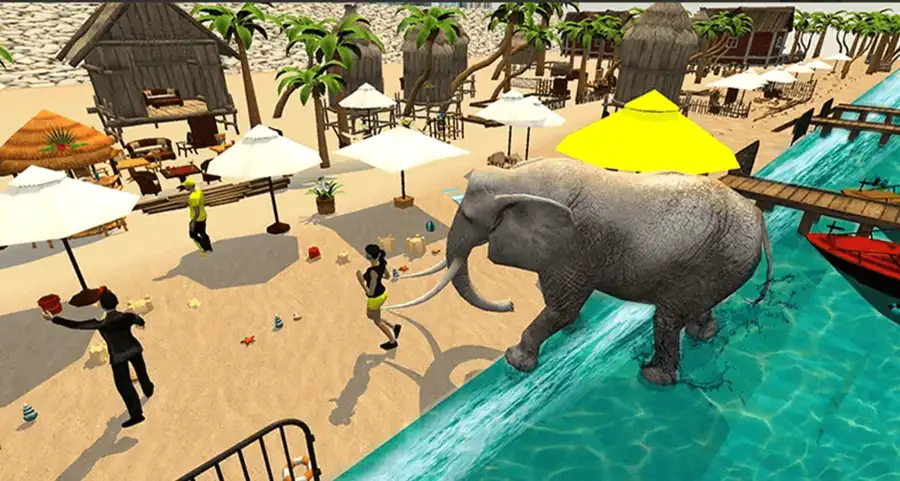 Wild Elephant Attack Simulator 2019 SellUnitySourceCode