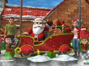 Virtual Santa : Gift Delivery Game
