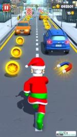 Xmas Santa Surfer Running Game