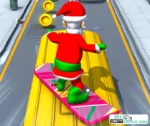 Xmas Santa Surfer Running Game