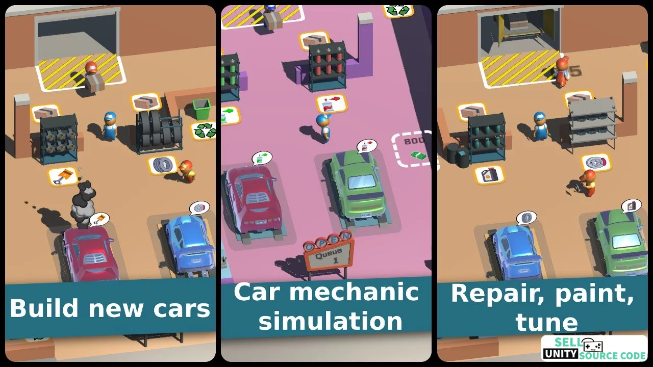 Car Mechanic Tycoon idle game
