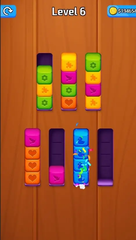 Color Wood Sort Merge Puzzle Unity完整源码木块分类合并益智手游项目 - Image 5