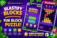 方块爆爆乐 Unity源码|消除益智方块游戏完整项目|Block Puzzle手游源码