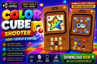 Color Cube Shooter – 500 Levels Editor Unity