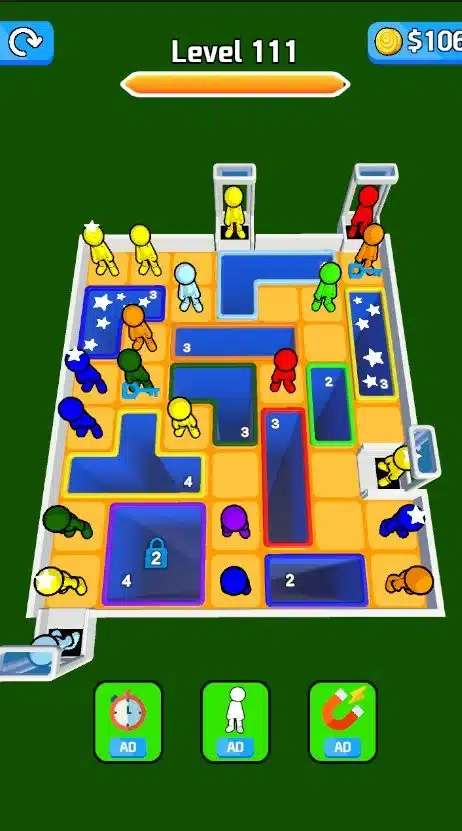 Drop Away People 3D Hole Puzzle Unity完整源码颜色匹配益智闯关手游项目 - Image 5