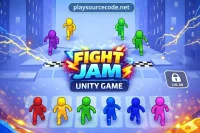Fight Jam Unity完整源码火柴人格斗消除解谜手游项目