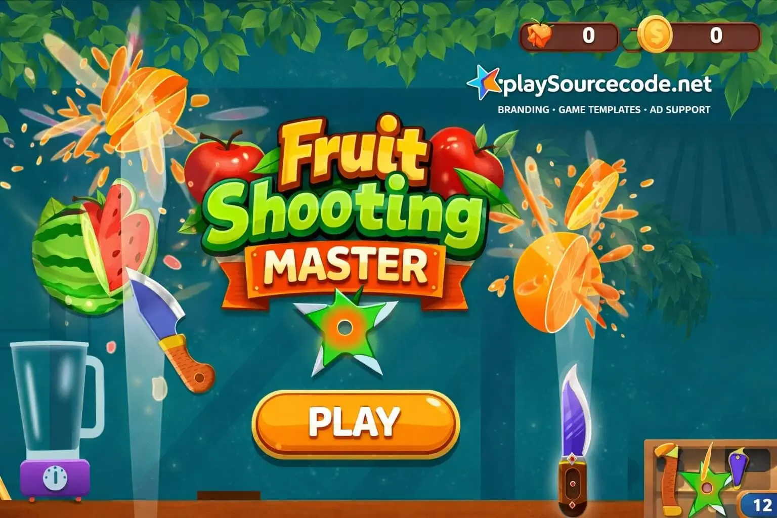 Fruit Slasher Unity完整源码水果切割休闲闯关手游项目 - Image 2