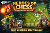Heroes of Chess Unity完整源码自走棋策略对战手游项目支持安卓iOS