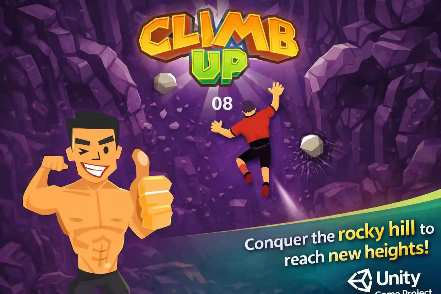 Rocky Hill Climb Unity完整源码爬坡赛车休闲竞速手游项目支持安卓iOS