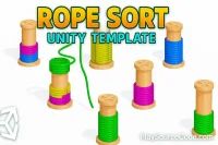 Rope Color Sort Unity完整源码彩色绳索分类益智解谜手游项目