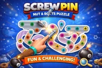 Screw Pin Nut Bolts Puzzle Unity完整源码螺丝拆解排序益智手游项目