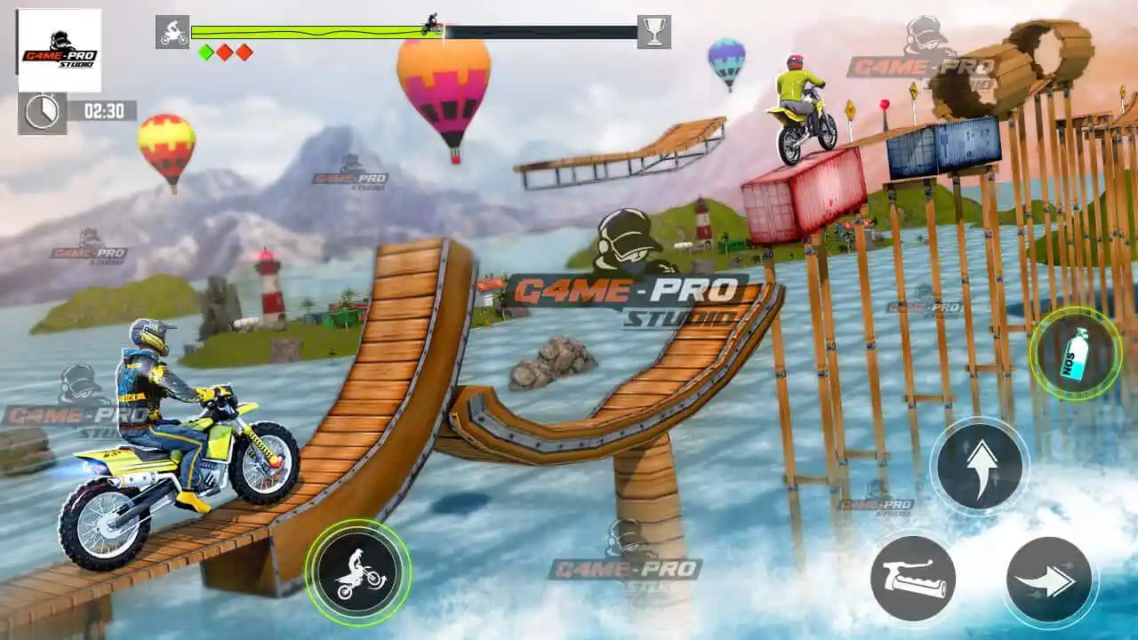 Bike Stunt Game 3D Unity完整源码摩托车特技竞速手游项目支持安卓iOS - Image 6