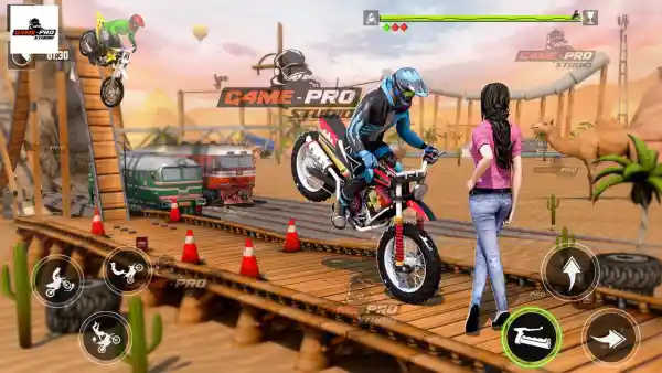 Bike Stunt Game 3D Unity完整源码摩托车特技竞速手游项目支持安卓iOS - Image 4