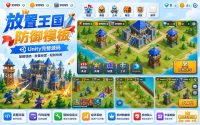 放置王国塔防游戏Unity完整源码