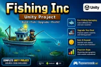 钓鱼大亨模拟经营游戏 Unity完整源码｜Fishing Inc – Unity Source Code