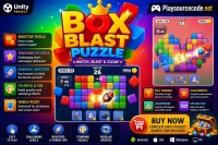货物运输方块消除益智游戏 Unity完整源码|VBox Blast Puzzle – Unity Source Code