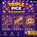 3D三消物品配对益智游戏 Unity完整源码｜Triple Pick – Unity Source Code
