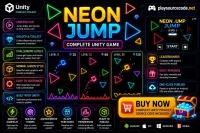 Neon Jump – Complete Unity Game
