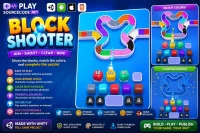 Block Shooter – Unity Source Code 方块射击消除益智游戏 Unity完整源码