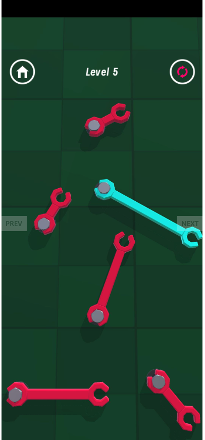 Wrench Unlock – Unity Source Code 扳手解锁机械益智游戏 Unity完整源码 - Image 3