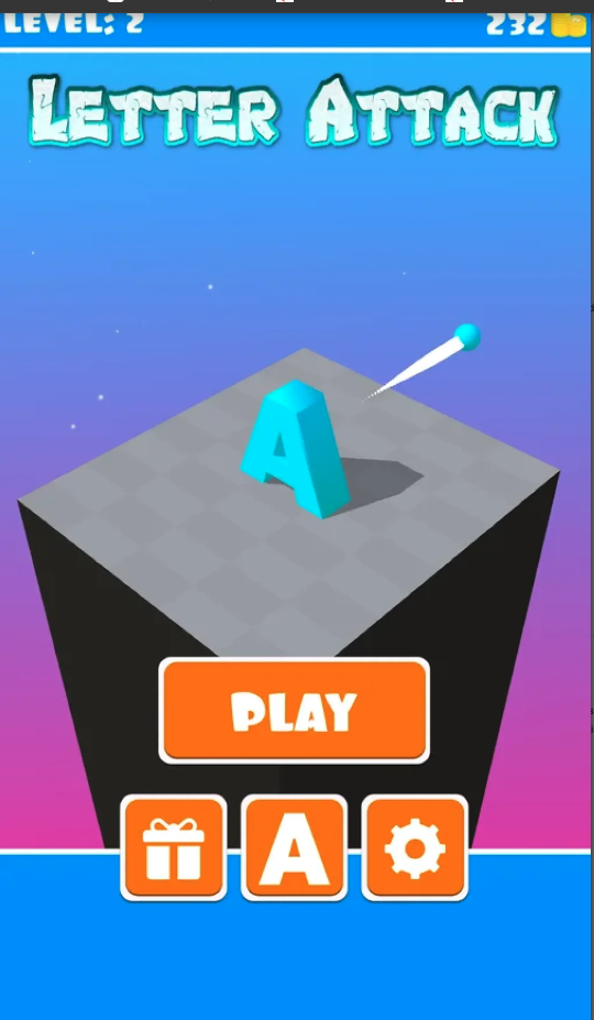 字母攻击射击益智游戏 Unity完整源码|Letter Attack – Unity Game Template - Image 12