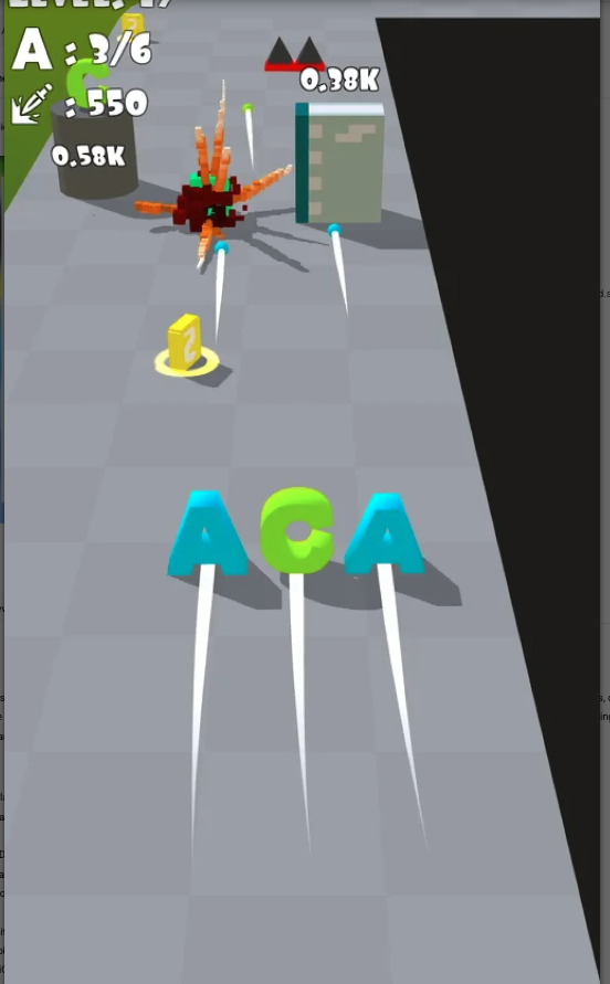 字母攻击射击益智游戏 Unity完整源码|Letter Attack – Unity Game Template - Image 7