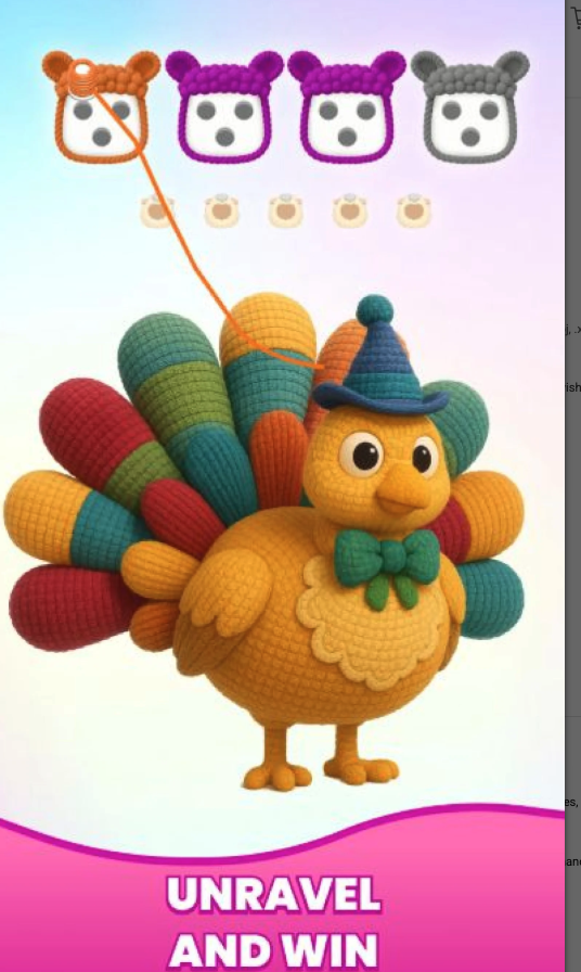 Unravel Yarn 3D – Unity Source Code 3D毛线解结益智游戏 Unity完整源码 - Image 4