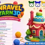 Unravel Yarn 3D – Unity Source Code 3D毛线解结益智游戏 Unity完整源码