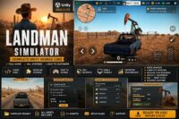 石油大亨模拟经营游戏 Unity完整源码｜Landman Simulator – Unity Oil Tycoon Simulator