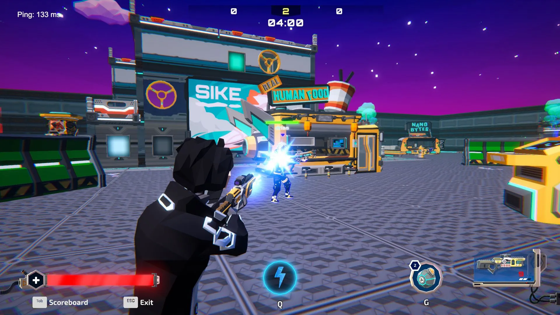 4v4多人英雄射击竞技游戏 Unity完整源码|CyberFast – Unity Source Code - Image 3