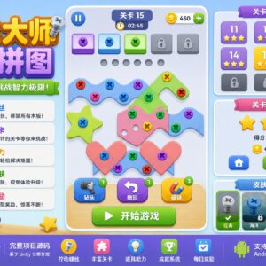 3D螺丝解谜大师Unity完整源码休闲益智手游项目支持安卓iOS