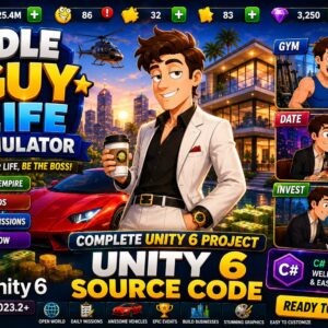 人生模拟放置大亨经营游戏 Unity完整源码｜Idle Guy: Life Simulator – Unity Source Code