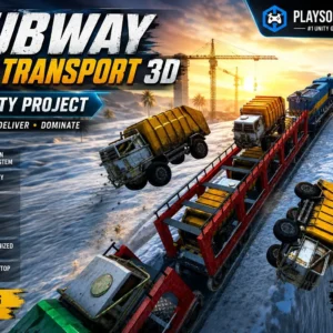 地铁火车运输驾驶模拟游戏 Unity完整源码｜Subway Train Transport 3D – Unity Source Code
