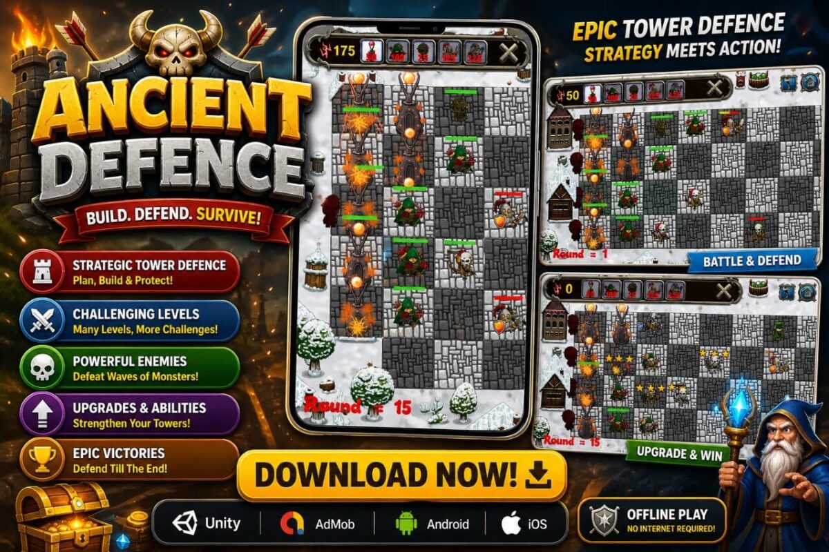 Ancient Defence Game | Unity Game Project | Android and iOS - Image 2