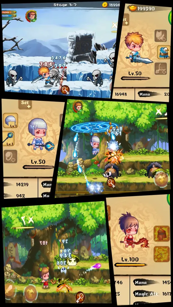 2D奇幻动作RPG冒险游戏 Unity完整源码|Soul Warrior – Heroes War – Unity Source Code - Image 3