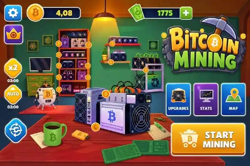 比特币矿场Unity完整源码加密货币模拟经营手游项目支持安卓iOS - Image 6