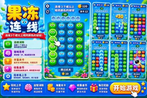 Blob Line Unity完整源码彩色连线益智手游项目支持安卓iOS